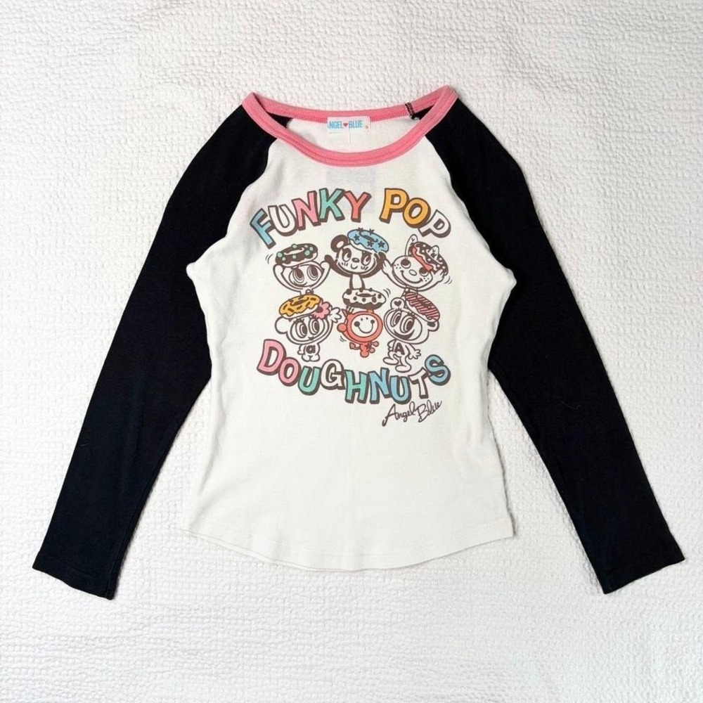 Angel Blue donut graphic long sleeve